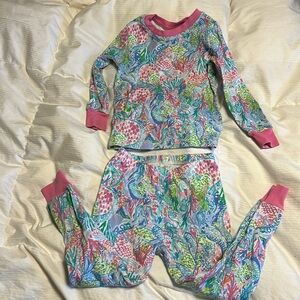 Lilly Pulitzer Mermaid Cove Pajama Set, Multi